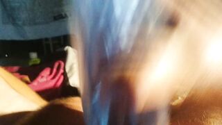 spouse using fleshlight cum oozing out