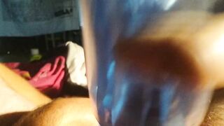 spouse using fleshlight cum oozing out
