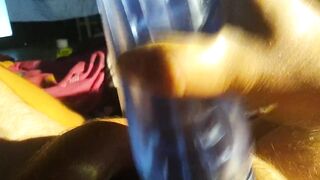 spouse using fleshlight cum oozing out