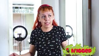 Mexican Redhead Sexy Mama discovers her 1st BBC. Valery Laf tastes interracial on Nigged