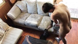 Secretary gives anal on business travel