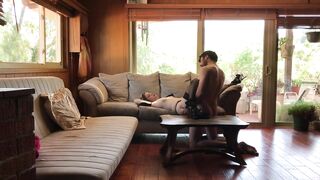 Secretary gives anal on business travel