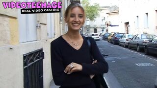 Shy nineteen Year Beauty Does Her 1st Exposed Casting