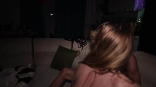 Team fuck at a college abode party