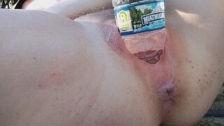 Outdoor Water Bottle & Urinate xxMissSwitchxx