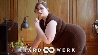 big beautiful woman Hotty Lets Coworkers Release Large Rod Tension On Her Kewl Vagina