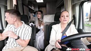 BangVan - Runaway Bride in Weddting Costume Marica Chanelle got Cheated and Seeks Payback!