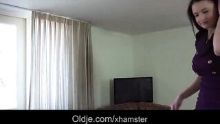 Remorseless breasty vixen tempt and screw her girlfriend hubby