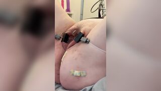 big beautiful woman Twat Thrashing and Clitoris Punishment