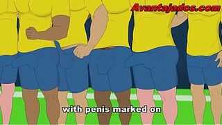 Toon Homo Porn Players in an Fuckfest