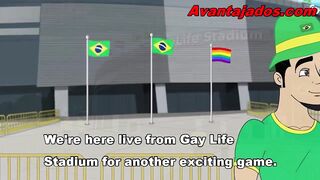 Toon Homo Porn Players in an Fuckfest