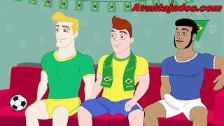 Toon Homo Porn Players in an Fuckfest