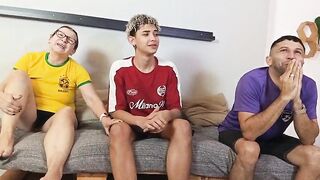 watching a game with allies
