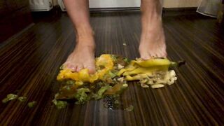 My 1st food crush. Rate my foot and food fetish