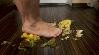 My 1st food crush. Rate my foot and food fetish