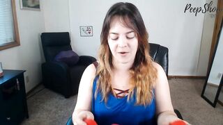 Doc Johnson Kinky Red Weighted Anal beads