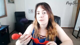 Doc Johnson Kinky Red Weighted Anal beads