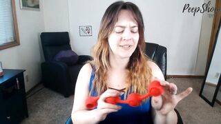Doc Johnson Kinky Red Weighted Anal beads