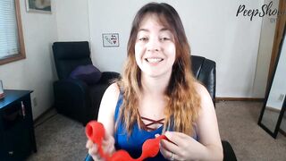 Doc Johnson Kinky Red Weighted Anal beads