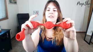 Doc Johnson Kinky Red Weighted Anal beads