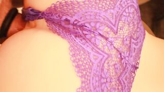 Girlfriend not home so I screw my sex doll in the butt and snatch until I cum