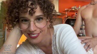 Concupiscent Vlogger Stepmom Bangs College Man