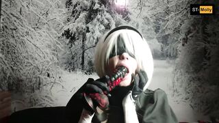 NieR Automata: intense oral