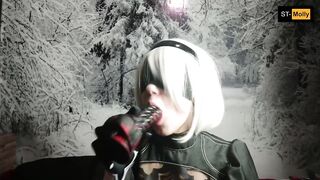 NieR Automata: intense oral