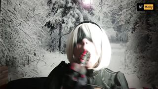 NieR Automata: intense oral