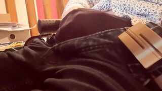Real amateur afterwork masturbation. Jerkoff, groaning and Cumming