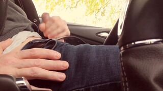 Real amateur jerking in his car and cumming whilst listening Tina groaning and immodest talk
