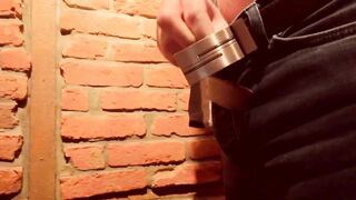 Real amateur listening french hotty ribald talk and masturbating until cum oozing of his dong