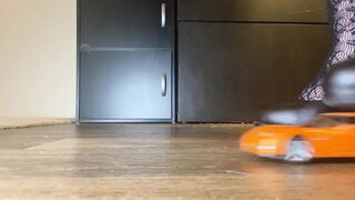 Crushed Fantasies: Giantess Bootyful Bella Blast Vs the Orange Sports Car