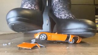 Crushed Fantasies: Giantess Bootyful Bella Blast Vs the Orange Sports Car