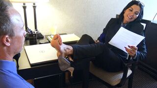 Office Foot Whore: This Is Your Job, Moron!