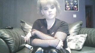 Just looking hawt, listening to metal and blowing clouds