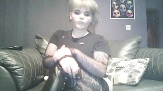 Just looking hawt, listening to metal and blowing clouds