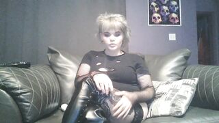 Just looking hawt, listening to metal and blowing clouds
