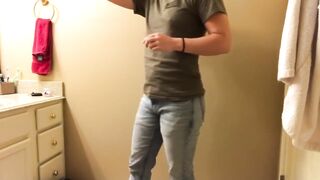 PIDDLE DESPERATION in my blue jeans