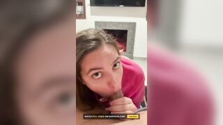Real Pair Have Romantic Sex in the Living Room