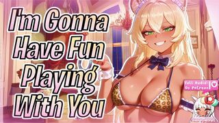 [F4M] Toyed With By A Competitive Cougar Catgirl Maid ‍[Horny ASMR}