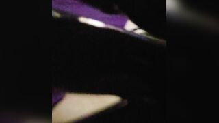 Trans latex Maid Jerkoff & Cum