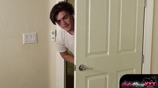 Voyeur Guy Lastly Bangs His Breasty Stepmom Sofi Marie Unfathomable
