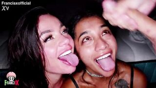 Martina Smeraldi & Yasmina Kahnn Group sex 8 Dongs double penetration & Cum Facials