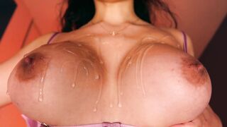 POV Roleplay Cum on Stepmommy's Titties