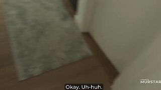 Step Mamma with Massive Bazookas Grinds Her Butt on Step Son's Rod and Gets Banged in Spoon Position Previous to This chab Cums on Her Biggest Butt