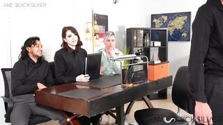 FTM Jaq Quicksilver Having Insane T4T Foursome Sex Session