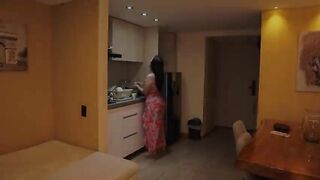 Stepson ends up with a harder ramrod than ever thanks to his large-assed stepmother.