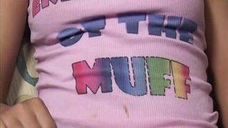 Steamy Lesbo Tongue Dive Into Oozing Juicy Vagina