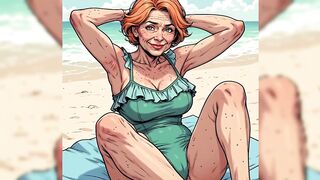 Revealing Swimsuits with Older Cleavage (wicked Ai)